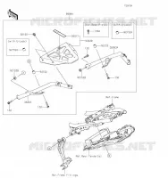 ACCESSOIRE (SUPPORT TOP CASE) pour Kawasaki Z650