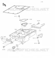 CARTER INFERIEUR pour Kawasaki Z650