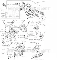 CHASSIS EQUIPMENT ELECTRIQUE pour Kawasaki Z650