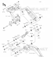 SUSPENSION/AMORTISSEUR pour Kawasaki Z650
