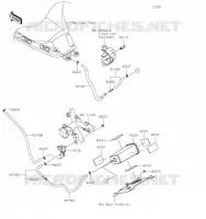 SYSTEME D'EVAPORATION CARBURANT pour Kawasaki Z650