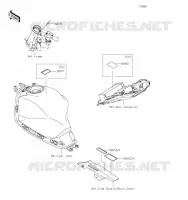 ETIQUETTES pour Kawasaki Z650