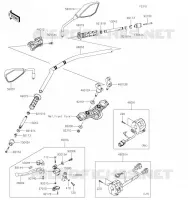 GUIDON pour Kawasaki Z650