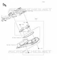 ACCESSOIRE (SUPPORT ANTIVOL U) pour Kawasaki Z650