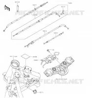 CABLES pour Kawasaki Z650