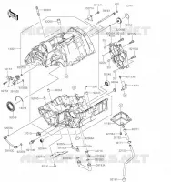 CARTER MOTEUR(S) pour Kawasaki Z650