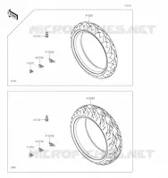 PNEUS pour Kawasaki Z650