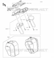 ACCESSOIRE(Pannier) pour Kawasaki NINJA 650