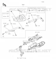 ACCESSOIRE (SUPPORT TOP CASE) pour Kawasaki NINJA 650