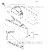 ACCESSOIRE(Tank Bag) pour Kawasaki NINJA 650