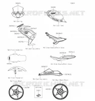 AUTOCOLLANT(GREEN) pour Kawasaki NINJA 650