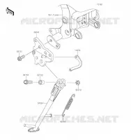 BEQUILLES pour Kawasaki NINJA 650