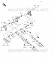 BRAS OSCILLANT pour Kawasaki NINJA 650