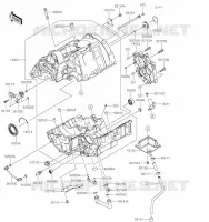 CARTER MOTEUR(S) pour Kawasaki NINJA 650