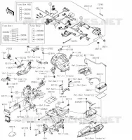 CHASSIS EQUIPMENT ELECTRIQUE pour Kawasaki NINJA 650