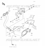 &Eacute;CHAPPEMENT pour Kawasaki NINJA 650