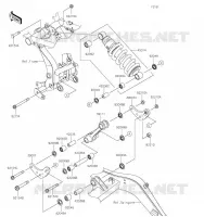 SUSPENSION/AMORTISSEUR pour Kawasaki NINJA 650