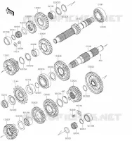 TRANSMISSION pour Kawasaki NINJA 650
