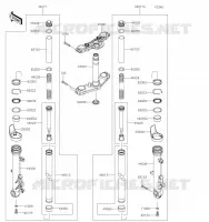FOURCHE pour Kawasaki NINJA 650