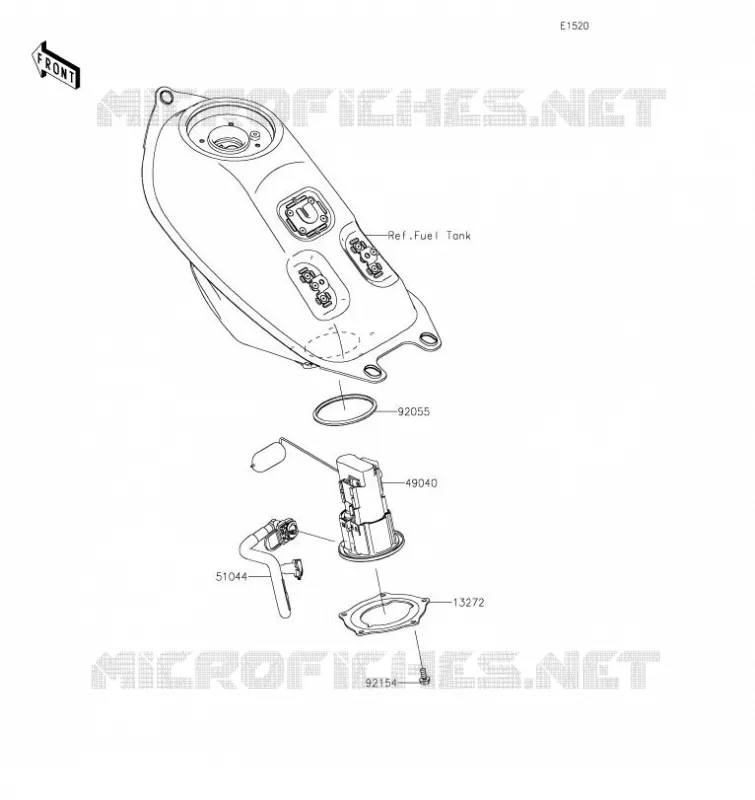 POMPE A ESSENCE Kawasaki MOTOS 230 2020 KLX230  KLX230ALF