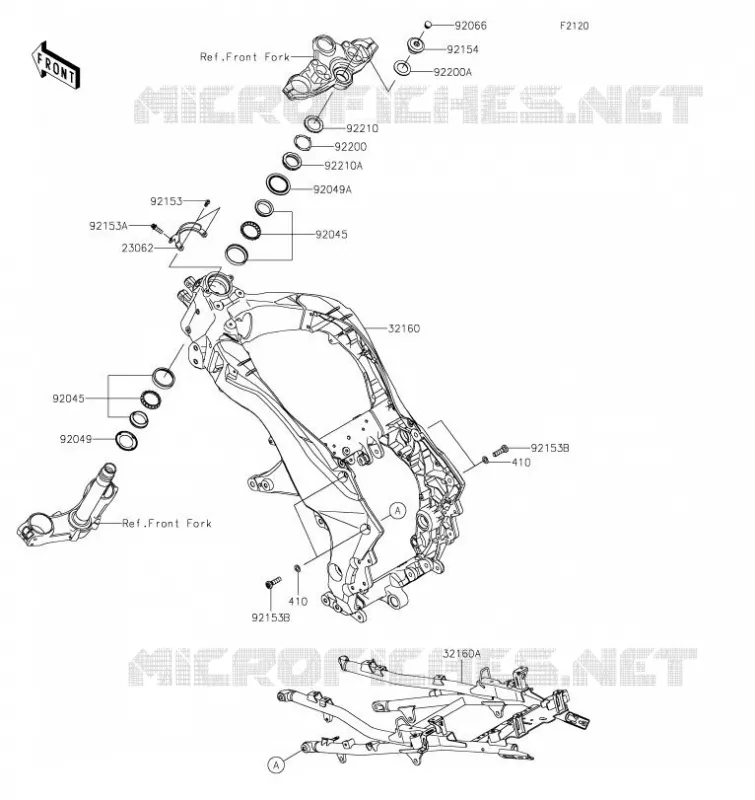 CADRE Kawasaki MOTOS 1000 2021 VERSYS 1000 SE  KLZ1000DMFNN