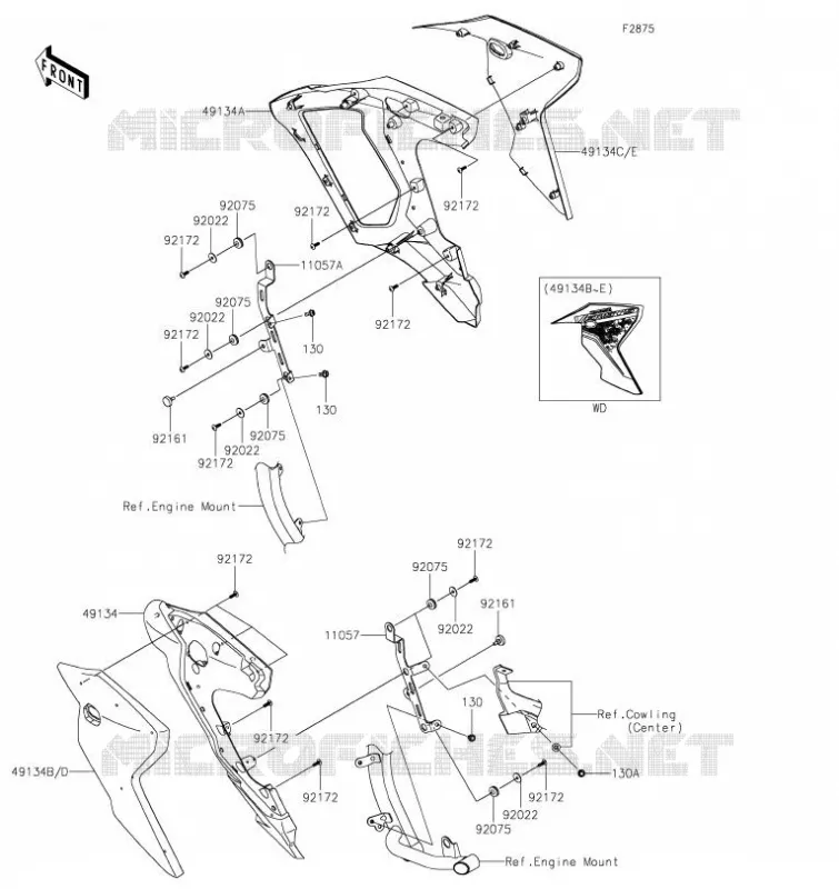 ECOPE Kawasaki MOTOS 1000 2021 VERSYS 1000 SE  KLZ1000DMFNN