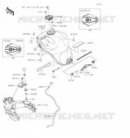 RESERVOIR CARBURANT pour Kawasaki VERSYS 1000 SE