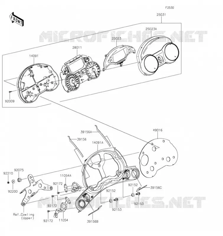 COMPTEURS Kawasaki MOTOS 1400 2020 1400GTR  ZG1400ELF