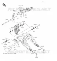 BRAS OSCILLANT pour Kawasaki Z H2