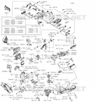 CHASSIS EQUIPMENT ELECTRIQUE(CN,US) pour Kawasaki Z H2