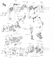 CONTACTEUR SERRURE/R&Eacute;FLECTEUR pour Kawasaki Z H2