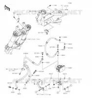 DURITE DE FREIN pour Kawasaki Z H2
