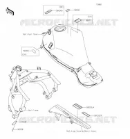 ETIQUETTES pour Kawasaki Z H2
