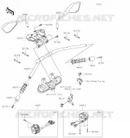 GUIDON pour Kawasaki Z H2