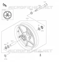 ROUE AVANT pour Kawasaki Z H2