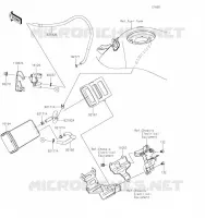 SYSTEME D'EVAPORATION CARBURANT(CA) pour Kawasaki Z H2