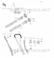 ARBRE A CAME/TENDEUR pour Kawasaki Z H2
