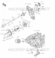 POMPE A HUILE pour Kawasaki Z H2