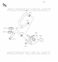 RADIATEUR D'HUILE pour Kawasaki Z H2