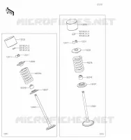 SOUPAPE pour Kawasaki Z H2