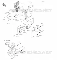 SUSPENSION/AMORTISSEUR pour Kawasaki Z H2