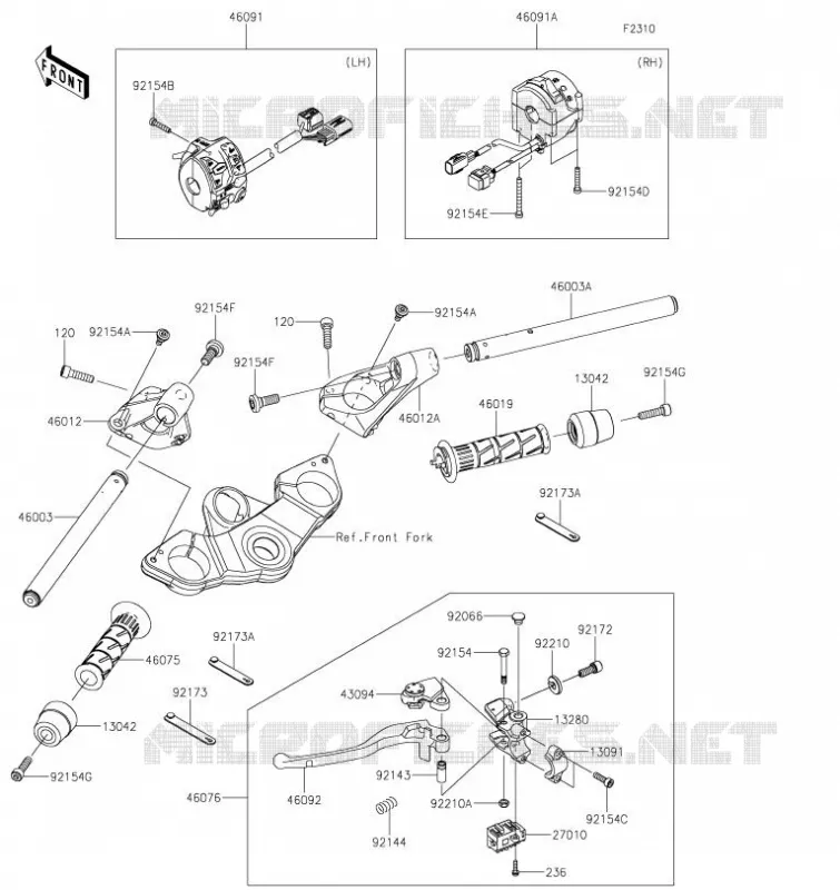 GUIDON Kawasaki MOTOS 1000 2021 NINJA 1000SX  ZX1002KMFNN