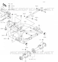 BRAS OSCILLANT pour Kawasaki MULE SX
