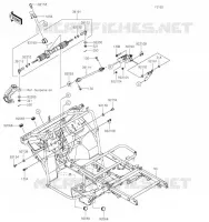 CADRE pour Kawasaki MULE SX