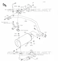 &Eacute;CHAPPEMENT pour Kawasaki MULE SX
