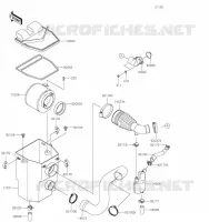FILTRE A AIR pour Kawasaki MULE SX