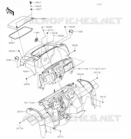 GARDE BOUE AVANT pour Kawasaki MULE SX