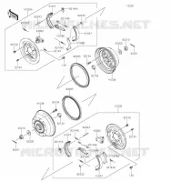 MOYEU AVANT pour Kawasaki MULE SX