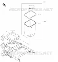 PIECE EN OPTION(CADRE) pour Kawasaki MULE SX