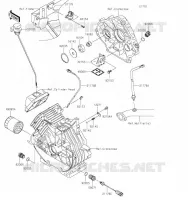 POMPE A HUILE pour Kawasaki MULE SX